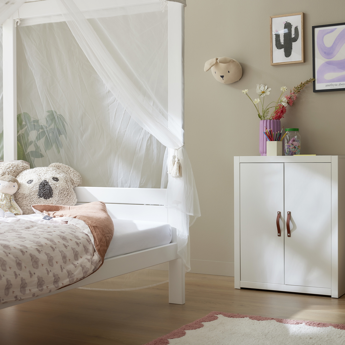 Himmel für Himmelbett 120 Dreamy White #2