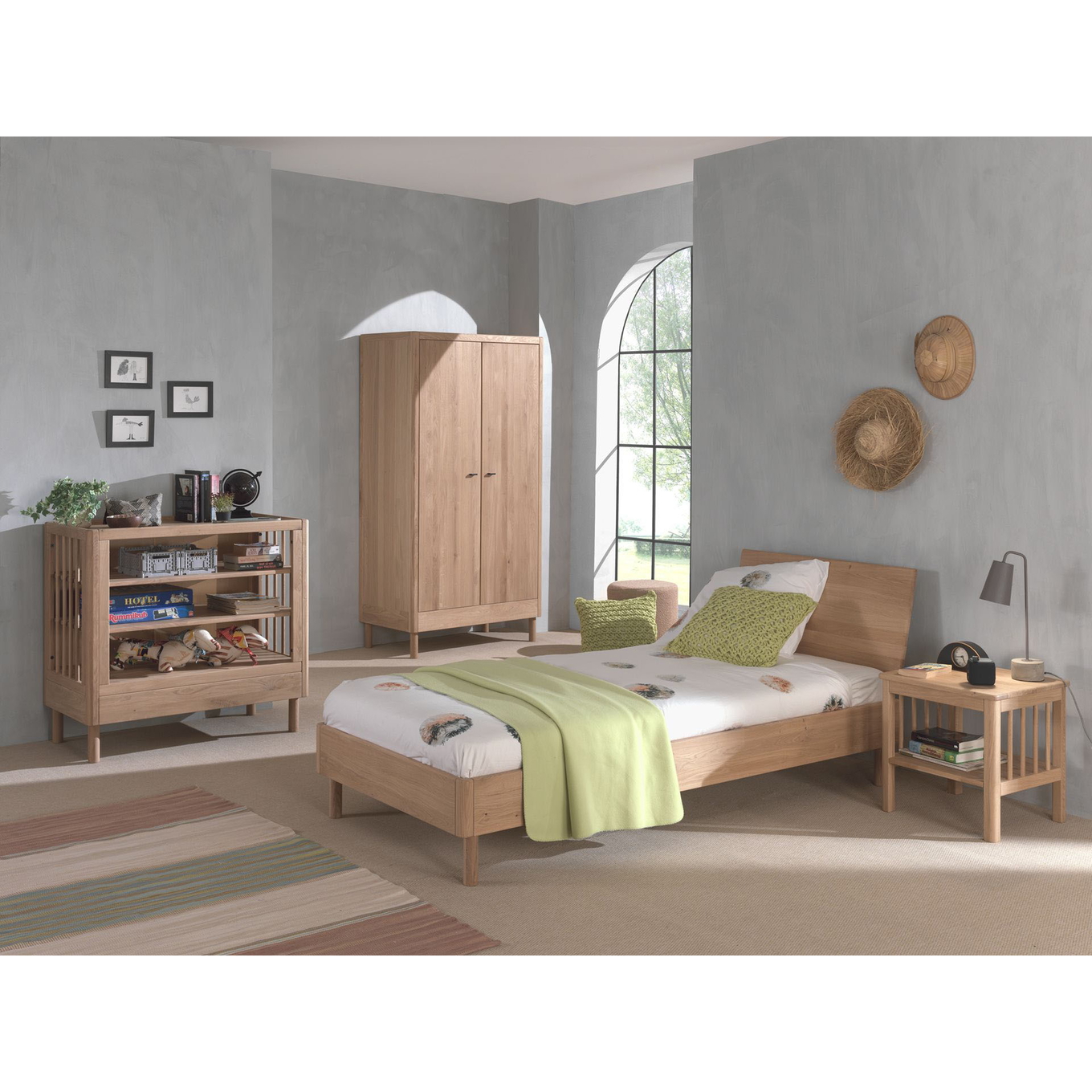 Kinderzimmer Forrest Eiche 4-teilig Set F #2