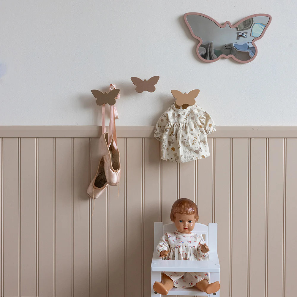 Wandhaken Schmetterling 3er Set 3