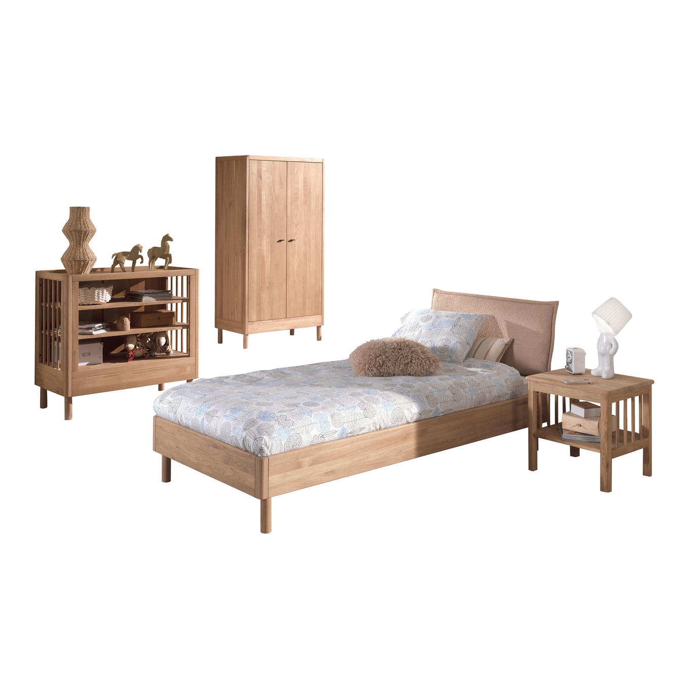 Kinderzimmer Forrest Eiche 4-teilig Set B