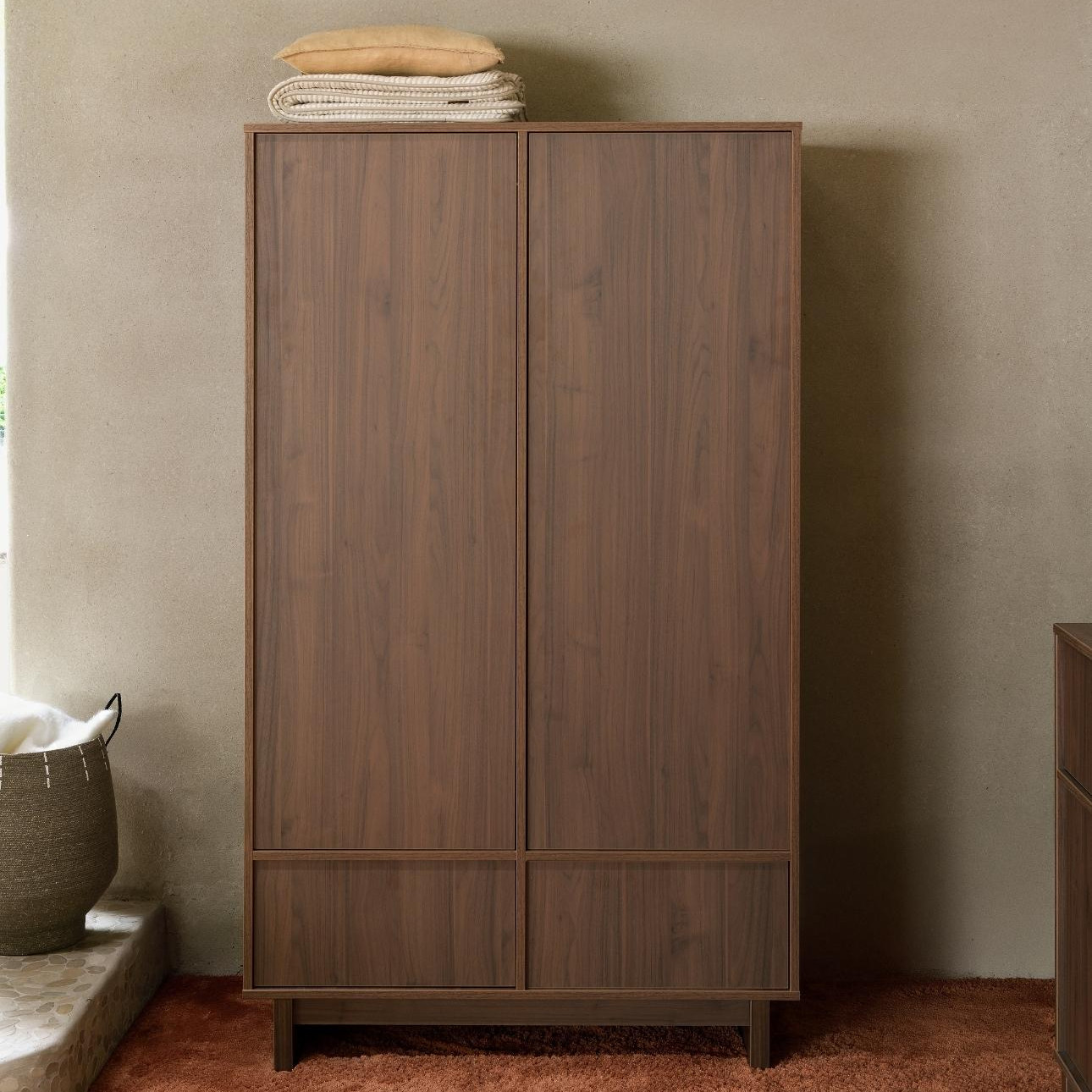 Kleiderschrank Kyo Braun, 2-türig #2