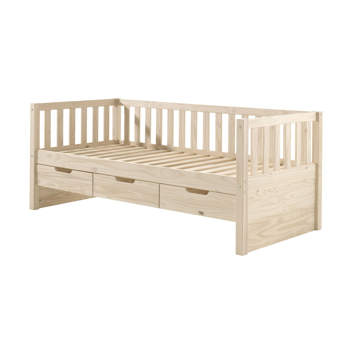 Kojenbett Fritz mit Schubladen Holz