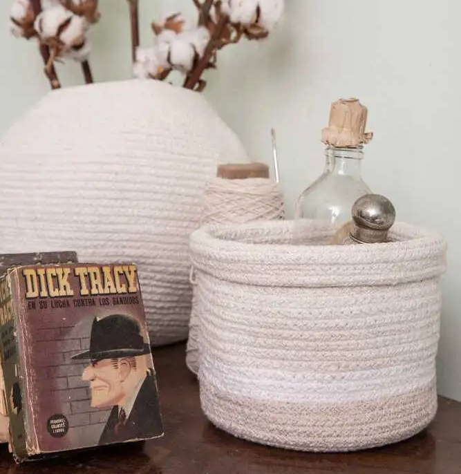 Aufbewahrungskorb Tricolor Ivory #2