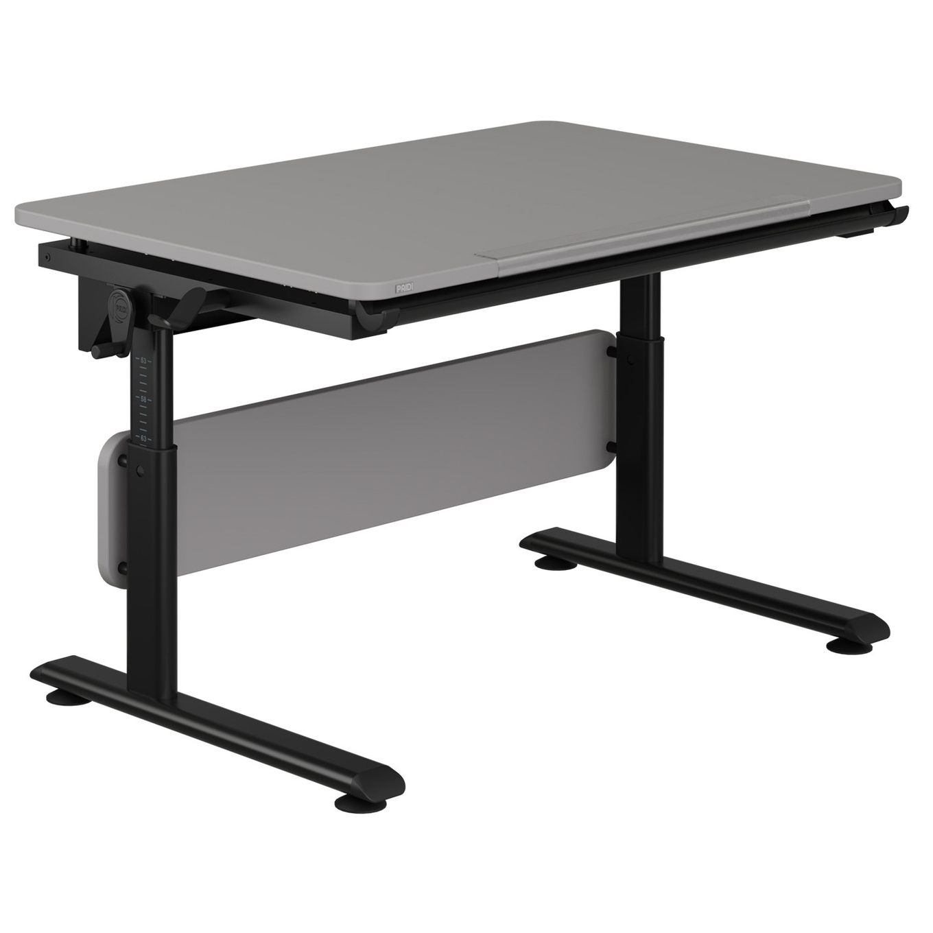 Schreibtisch Diego 105 Schwarz Grau