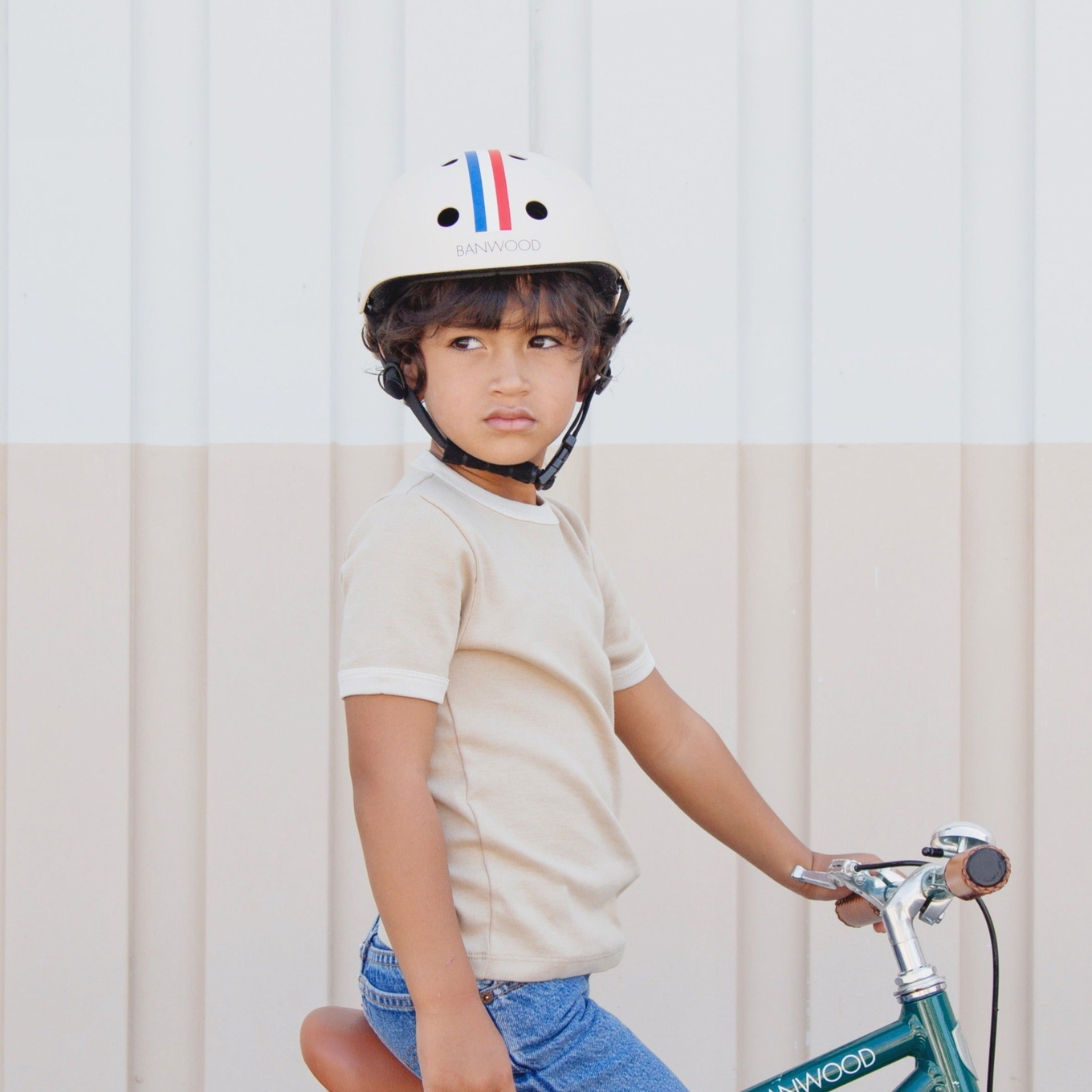 Klassischer Helm Stripes 48-52 cm 4