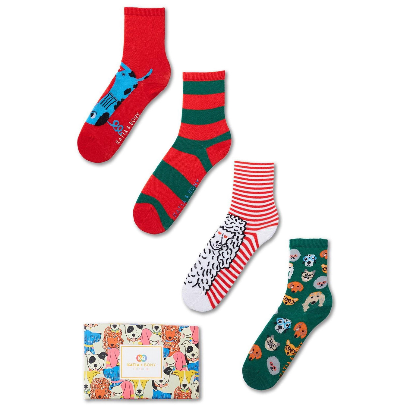 Socken Dog 4er Set 2-4 Jahre