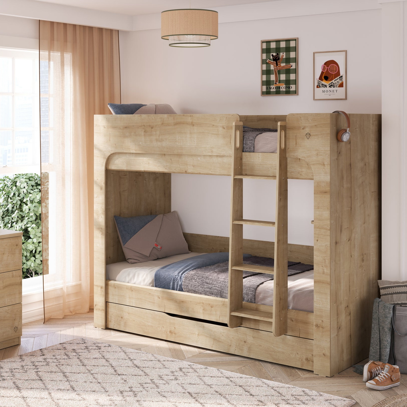 Etagenbett Mocha mit Ausziehkasten #2