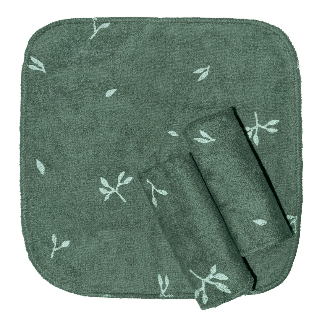 Waschtücher 3er Set Green Botanic