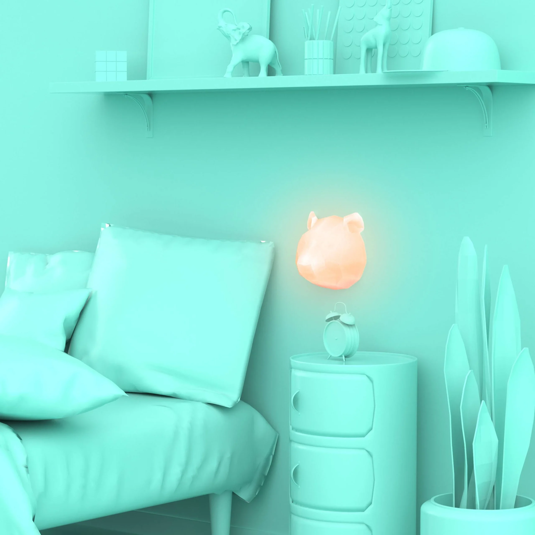 Wandlampe Panda mit Fernbedienung 4