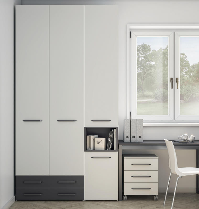 Kinderzimmer Bloom Chrome Set 4