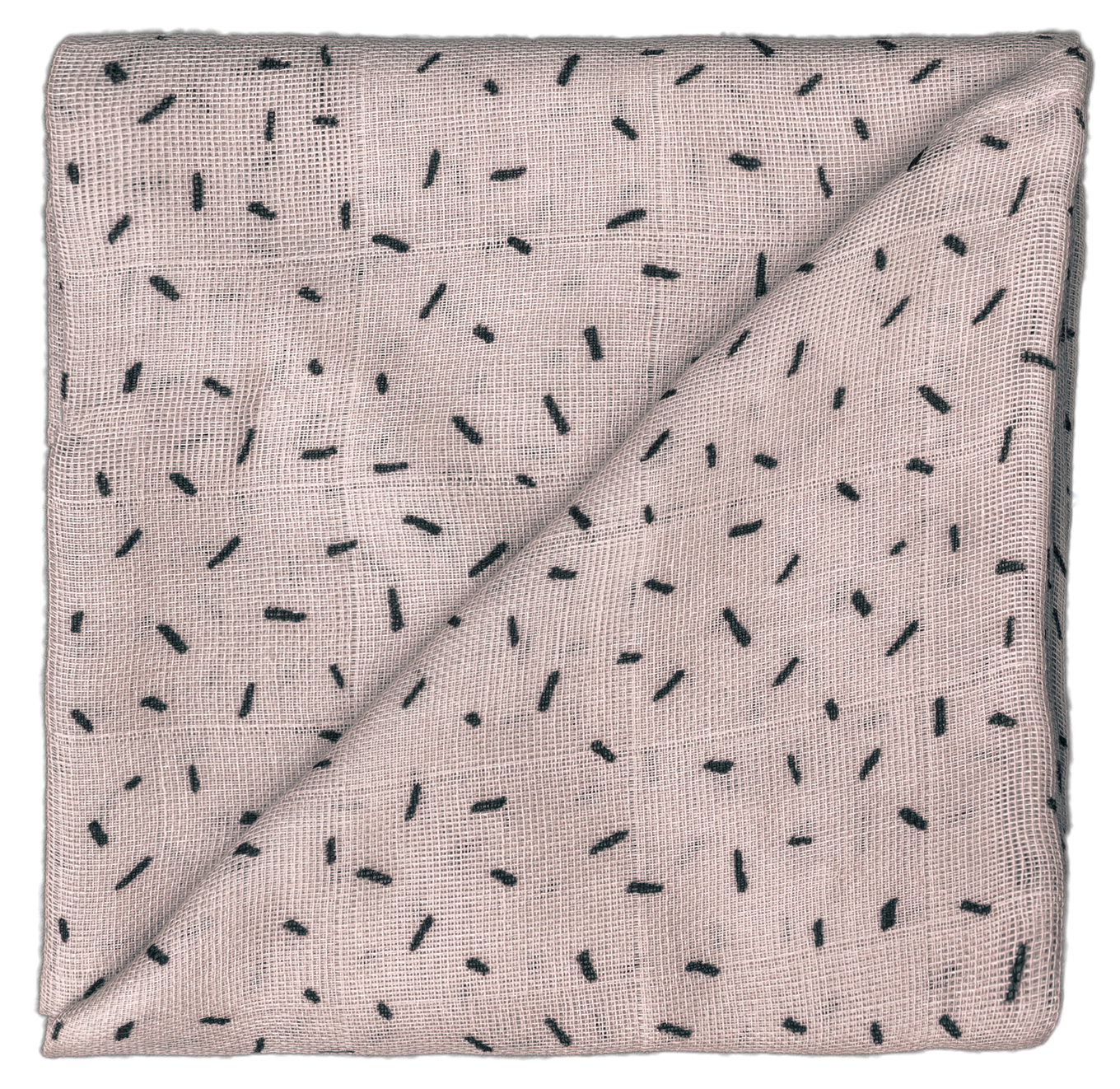 Gaze Spucktuch Taupe Slivers