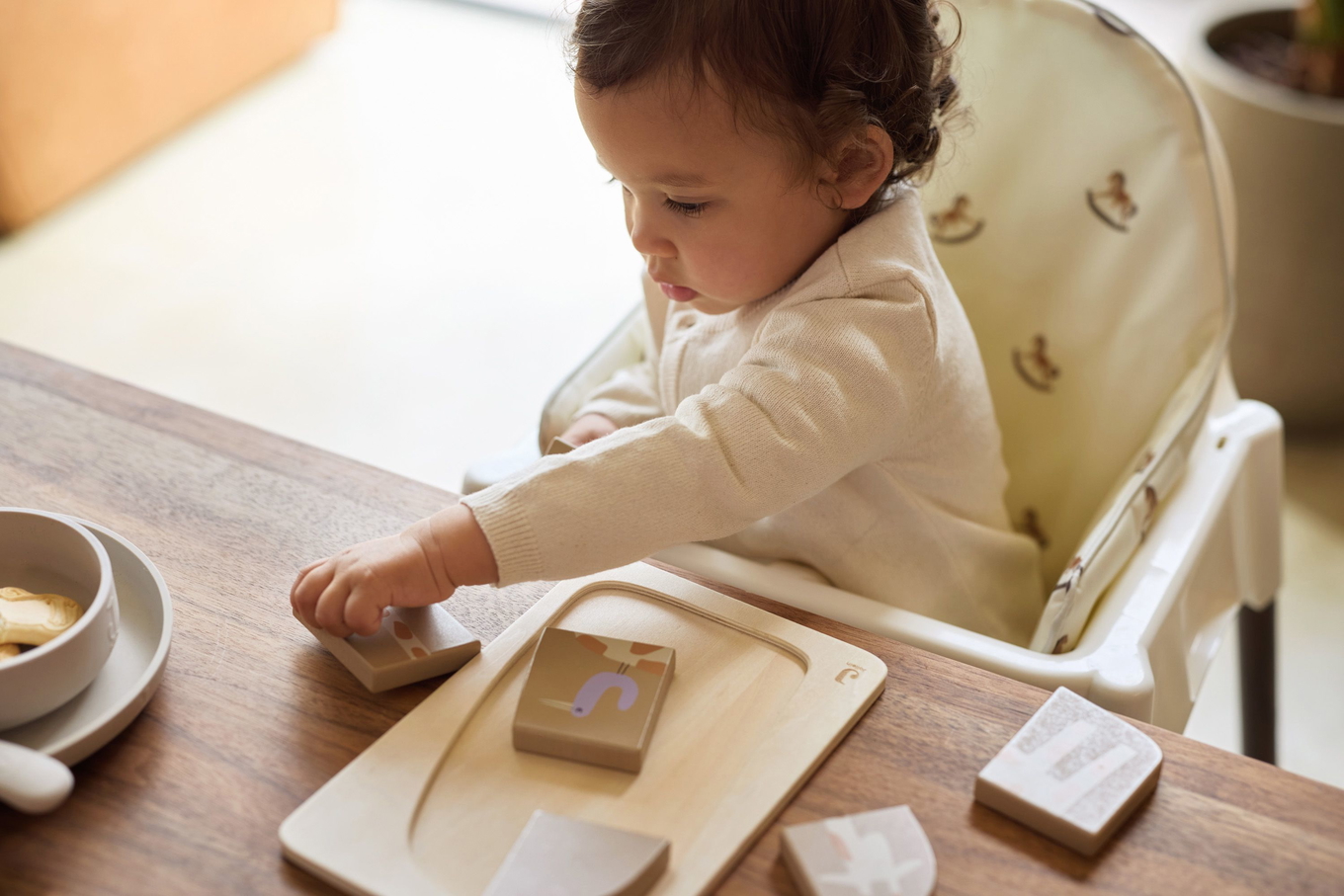 Puzzle aus Holz Giraffe 7