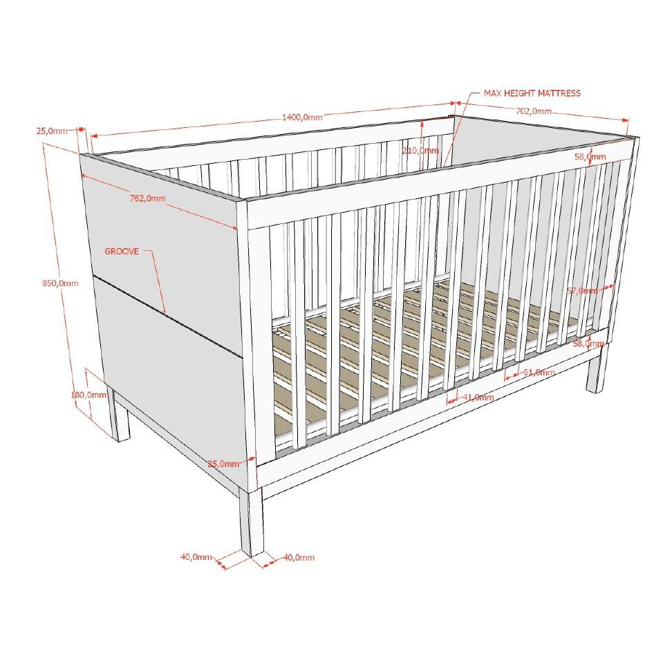 Babybett Eva 70 6