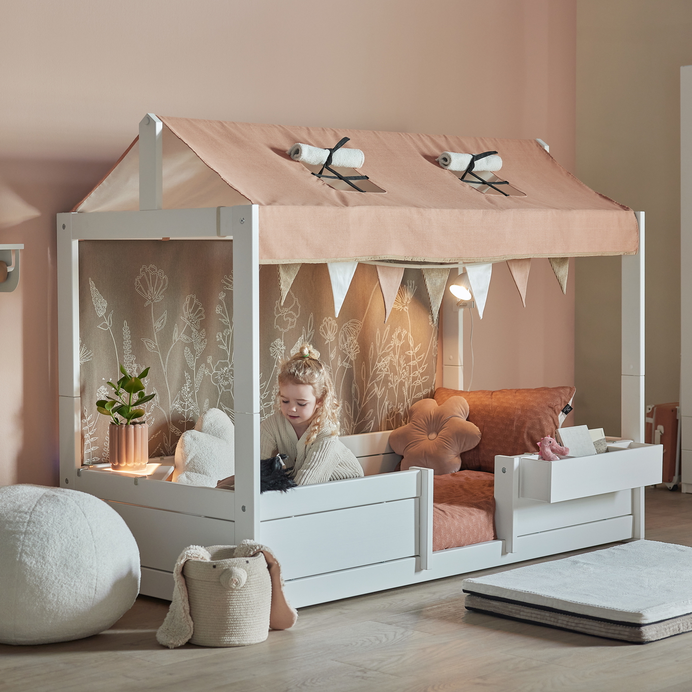 Dekokissen Happy Rabbit Flower #2