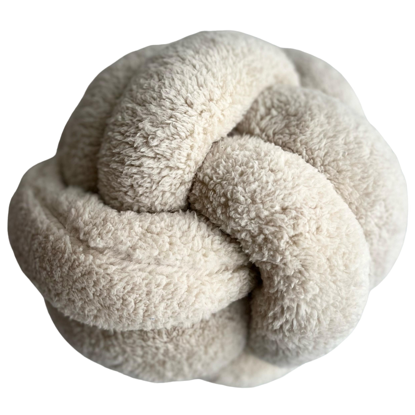 Dekokissen Knoten Beige