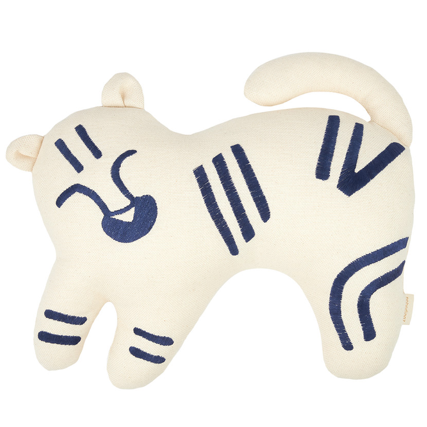 Dekokissen Tiger Blue