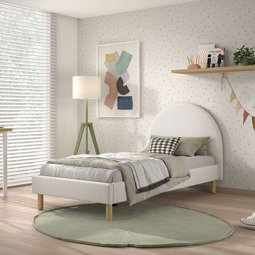 Bett Moon Weiss, 90 x 200 cm #2