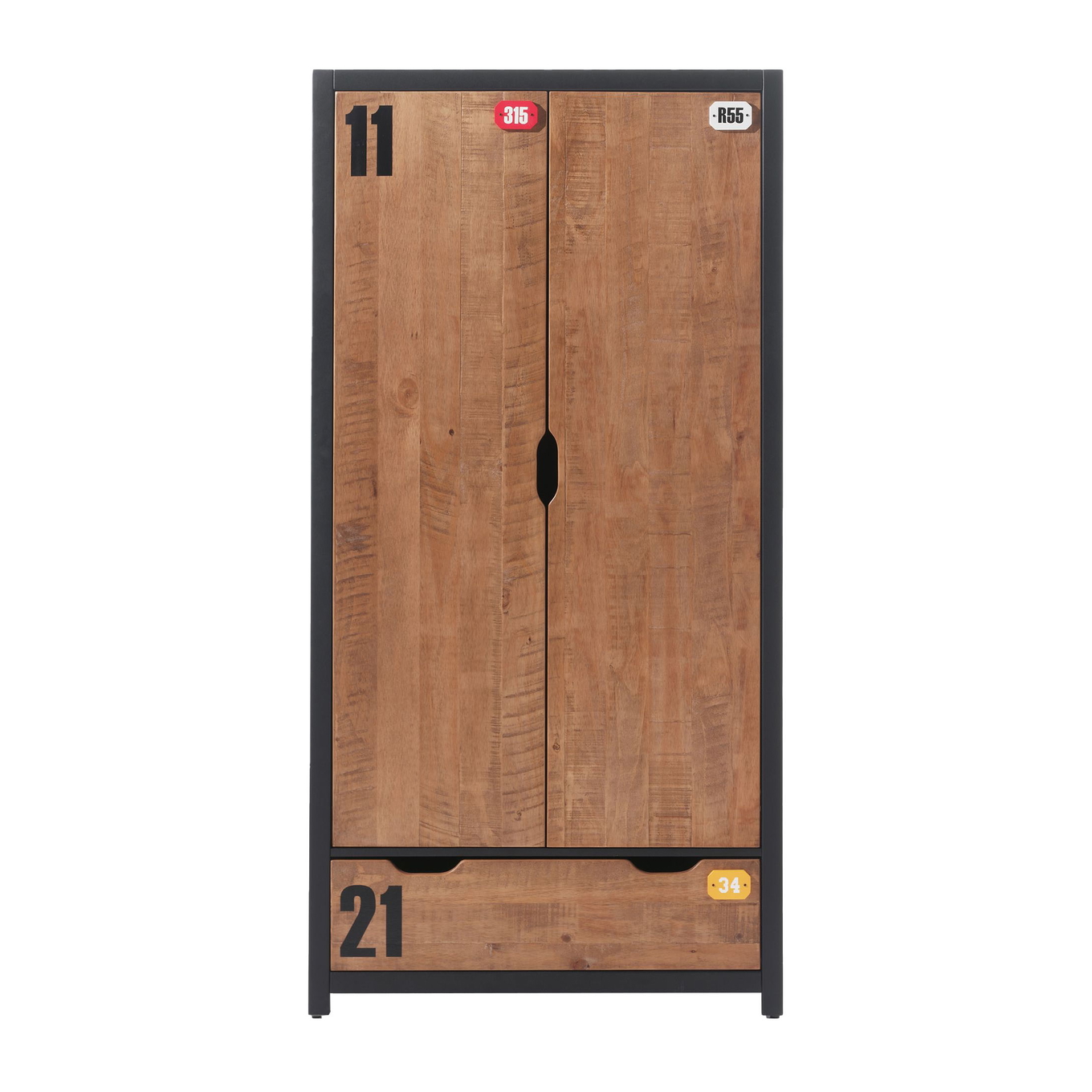 Kleiderschrank Alex 2-türig