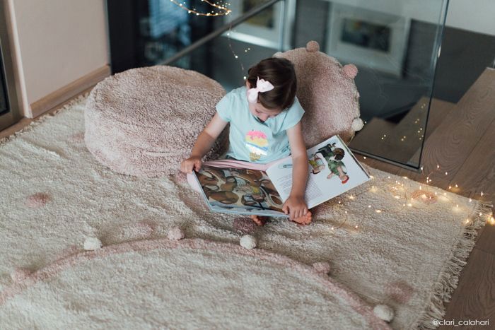 Teppich Hippy Dots Rosa 3