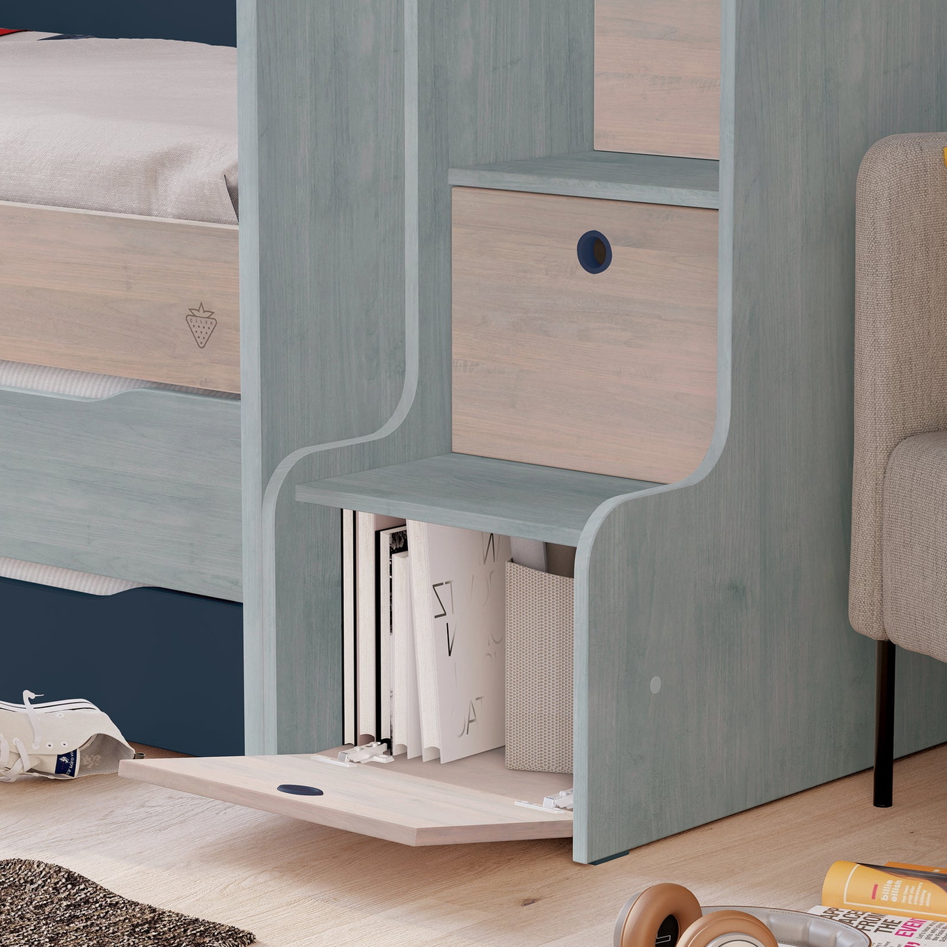 Treppe Studio Trio für Etagenbett 5