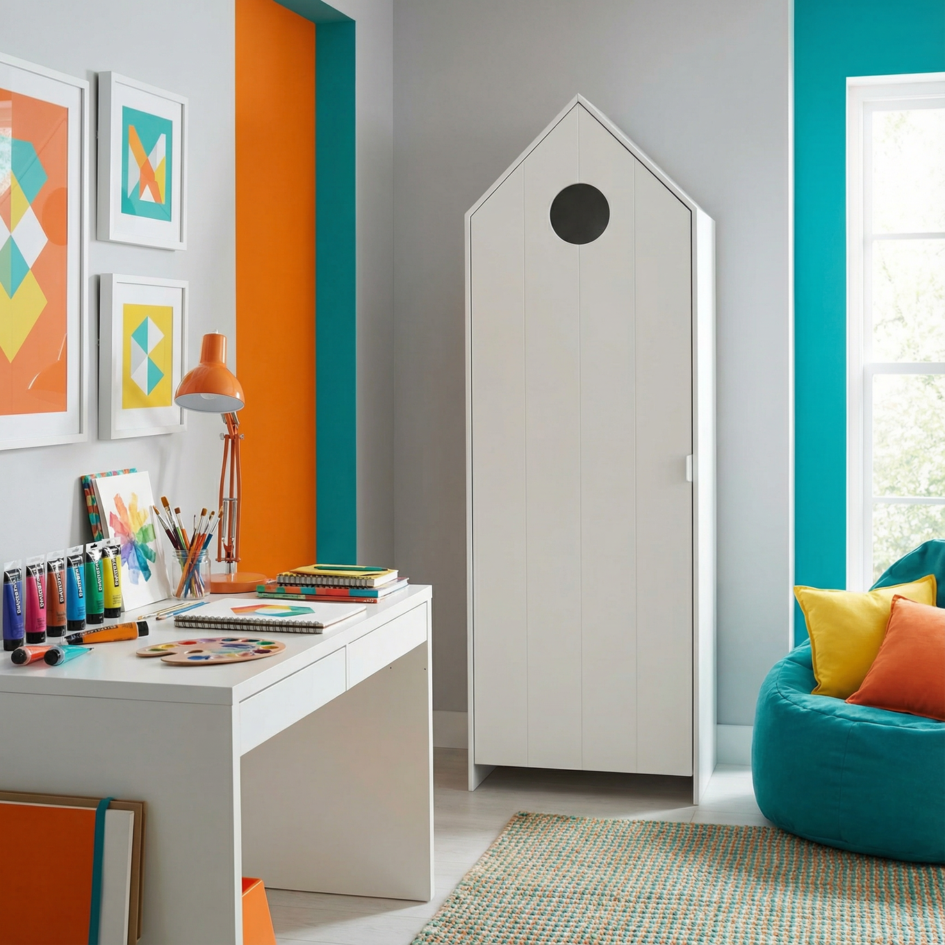 Regalschrank Casami Weiss 4