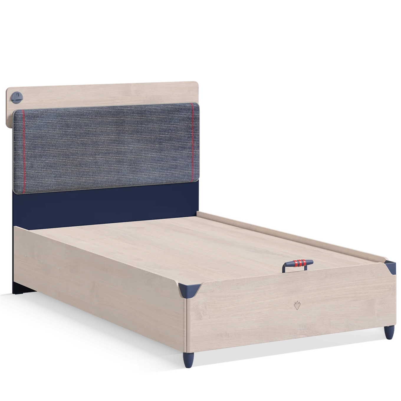 Bett Trio mit Stauraum, Line, 120 x 200 cm