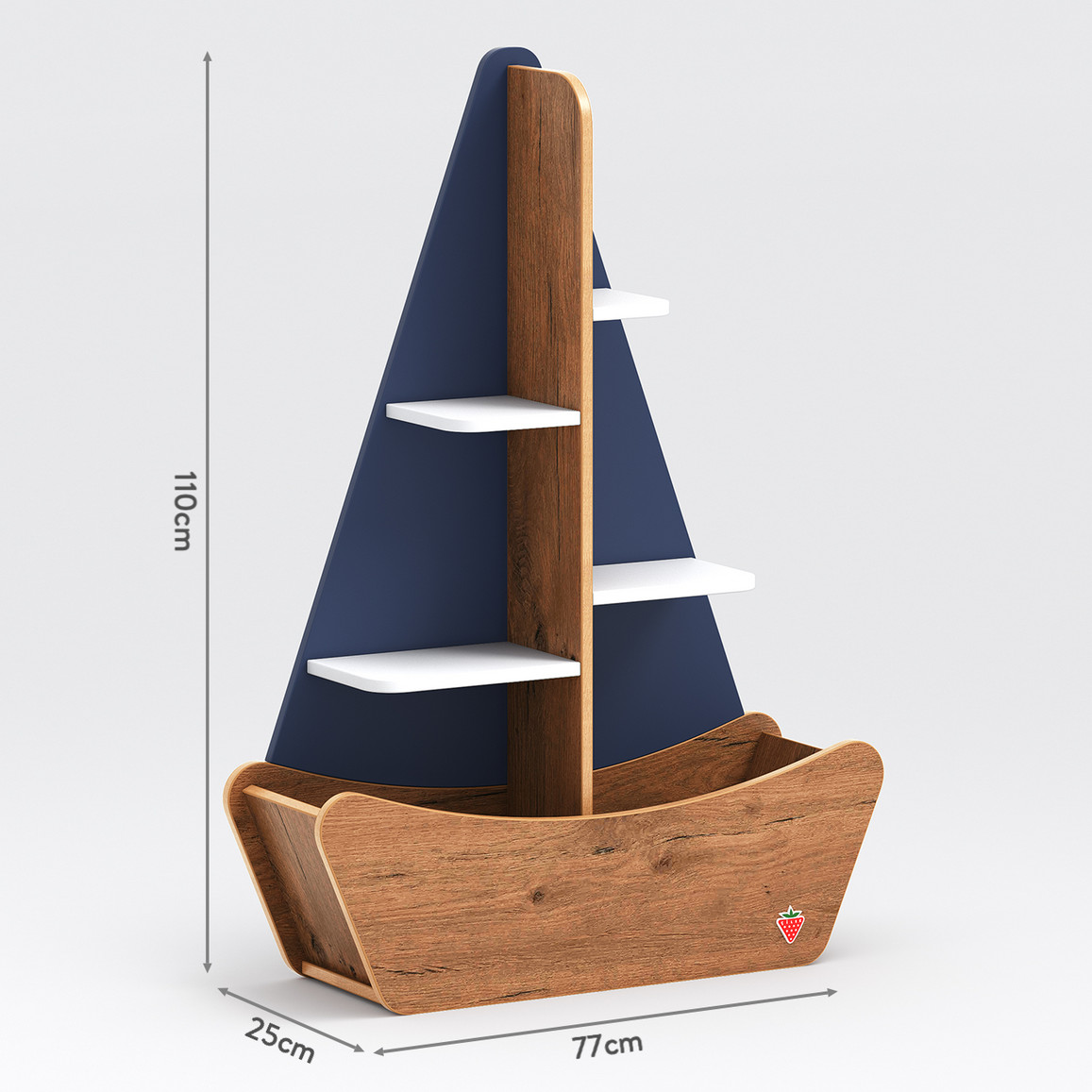 Bücherregal Saily 3