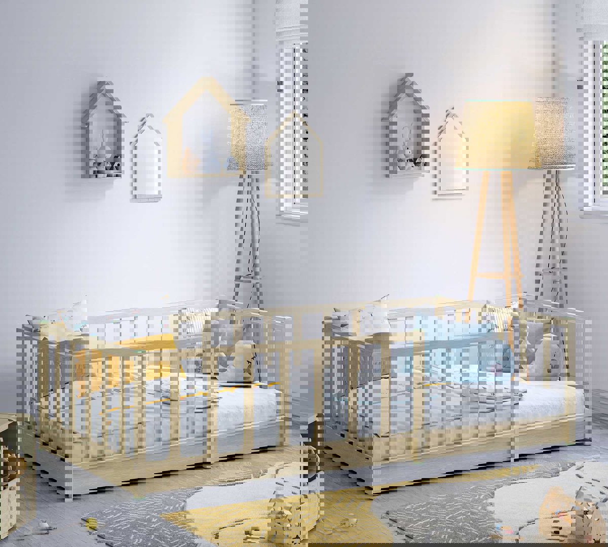 Bett Montes 90x190cm Natur #2