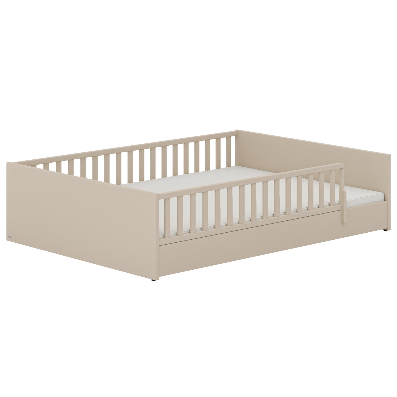 Bett Little Flo Beige, 140 x 200 cm