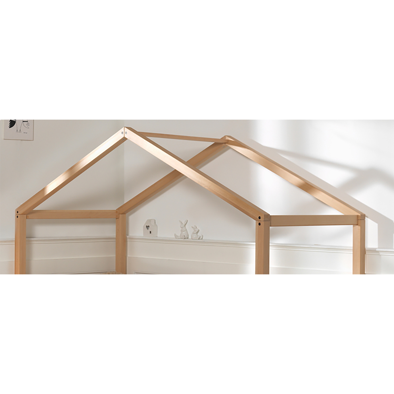 Dachgestell für Forrest Bett Natur #2