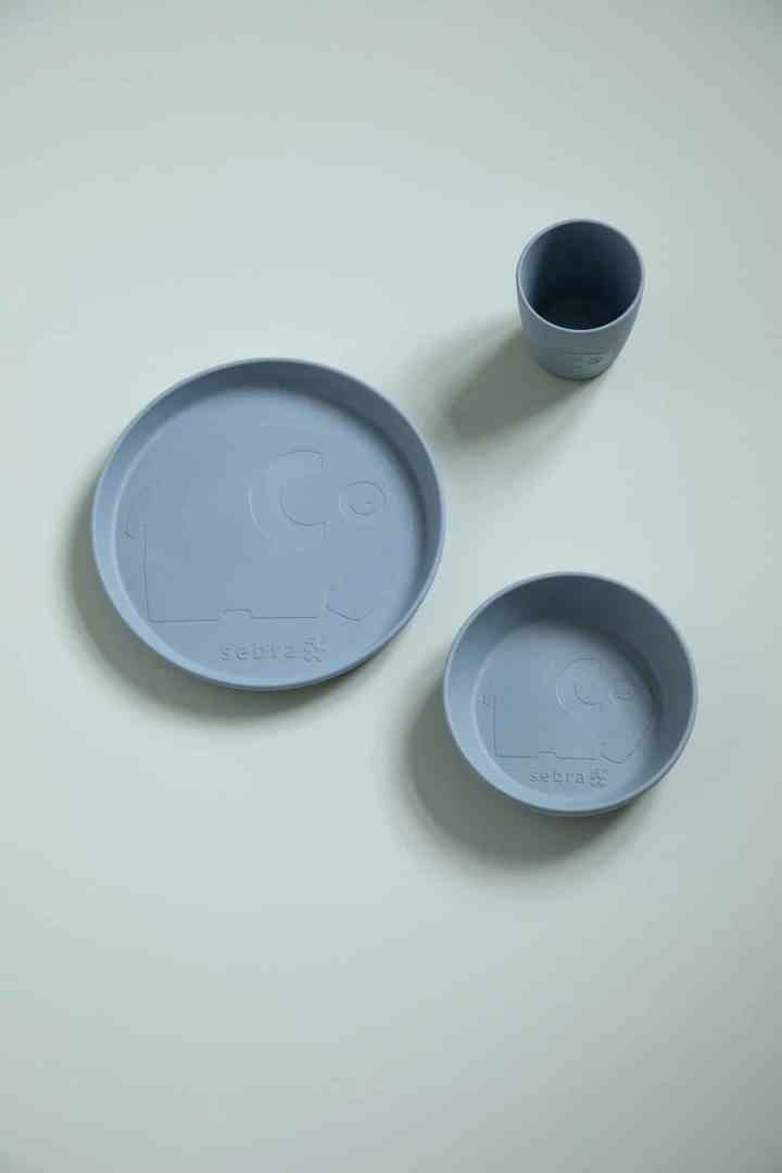 Geschirrset Mums Puderblau 3