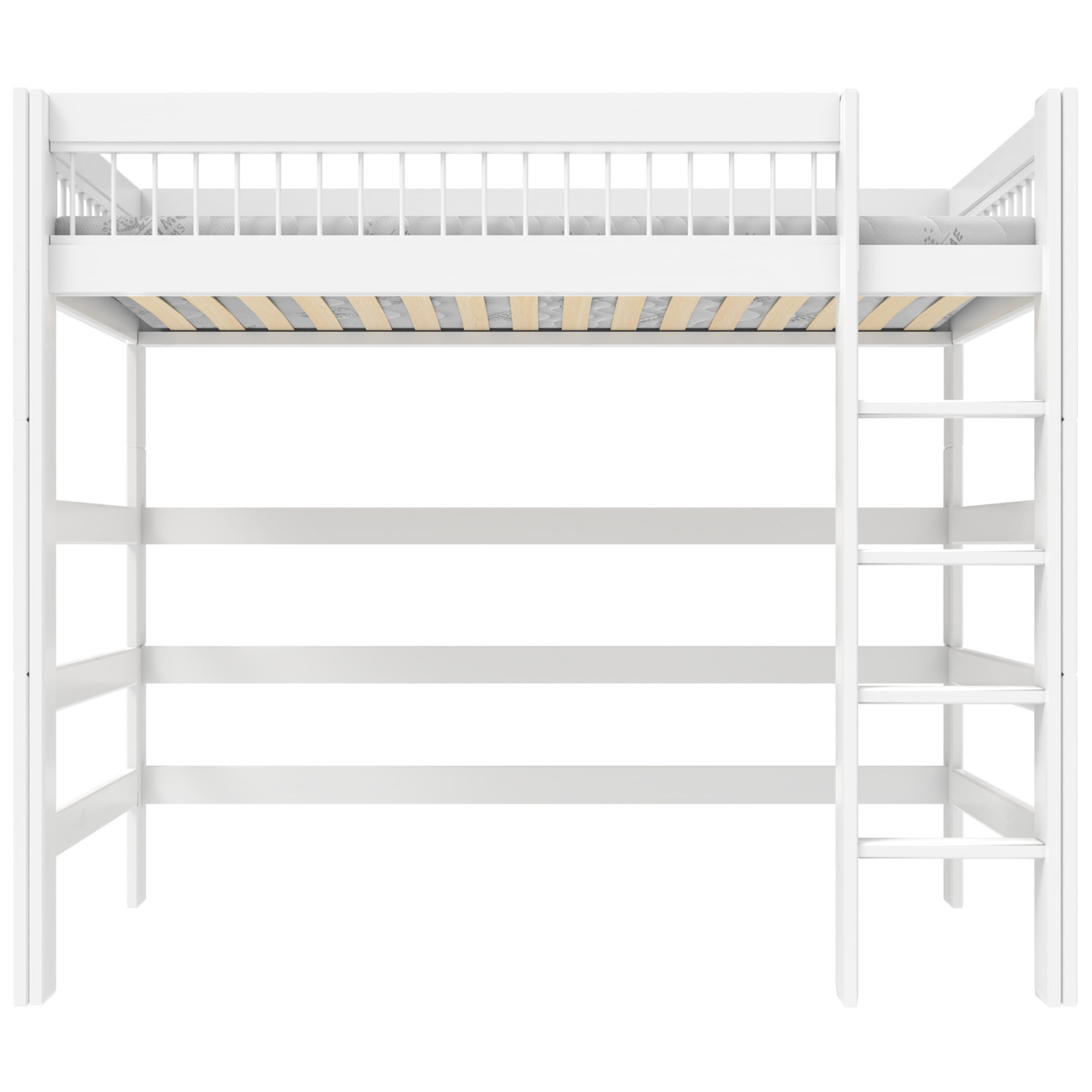 Hochbett Breeze Lifetime  Rollrost, mit gerader Leiter #2