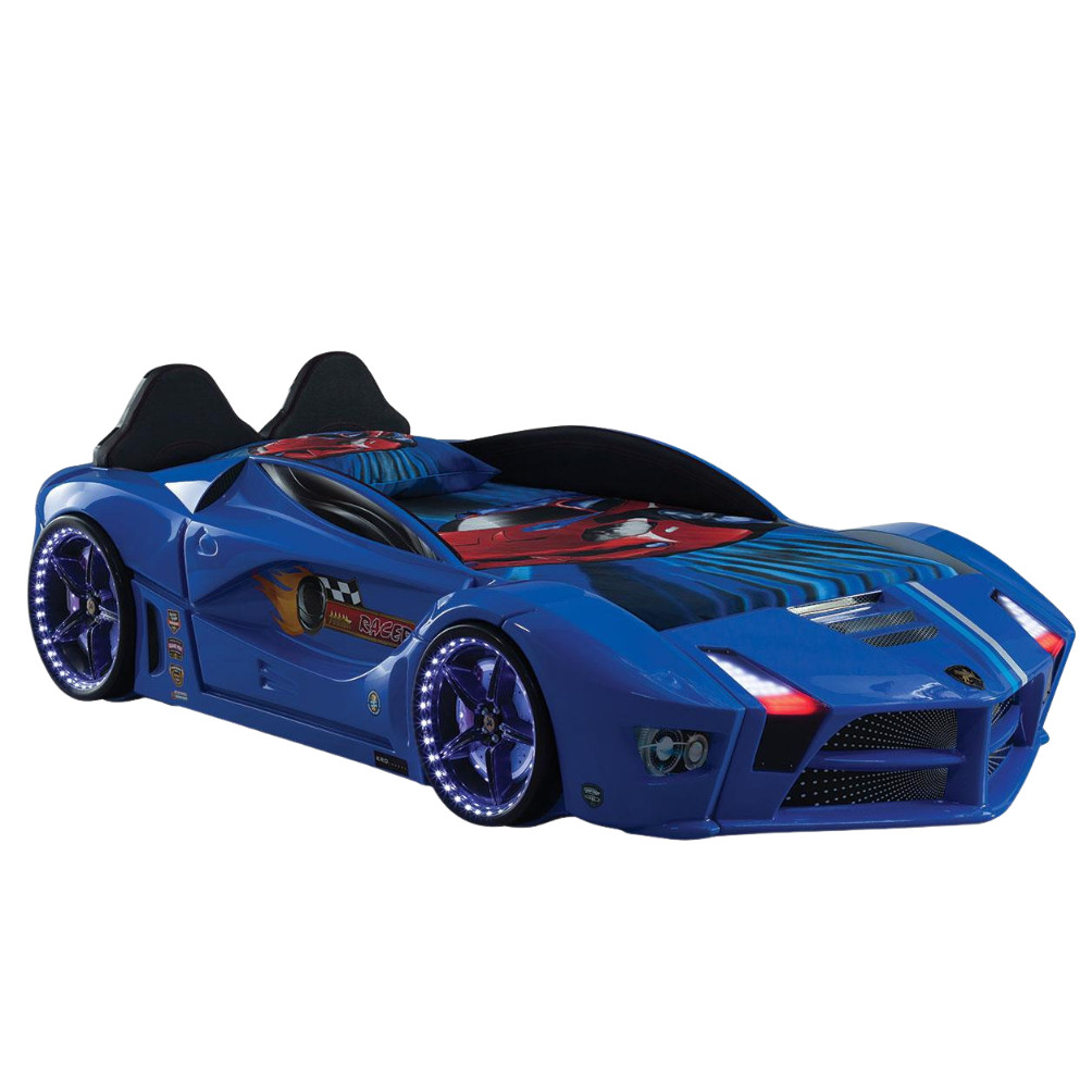 Autobett Turbo Blau