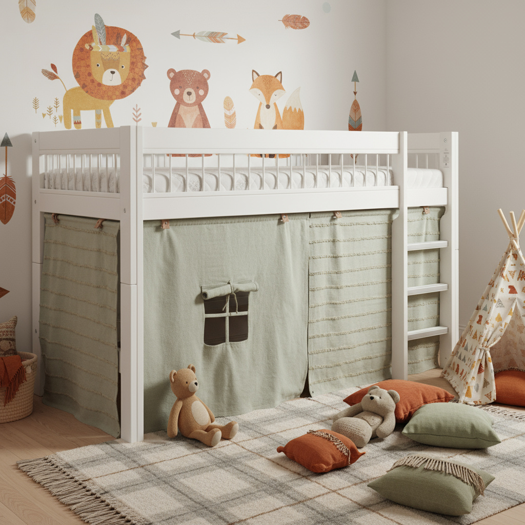 Halbhohes Bett Breeze Essence Blue Sage 2