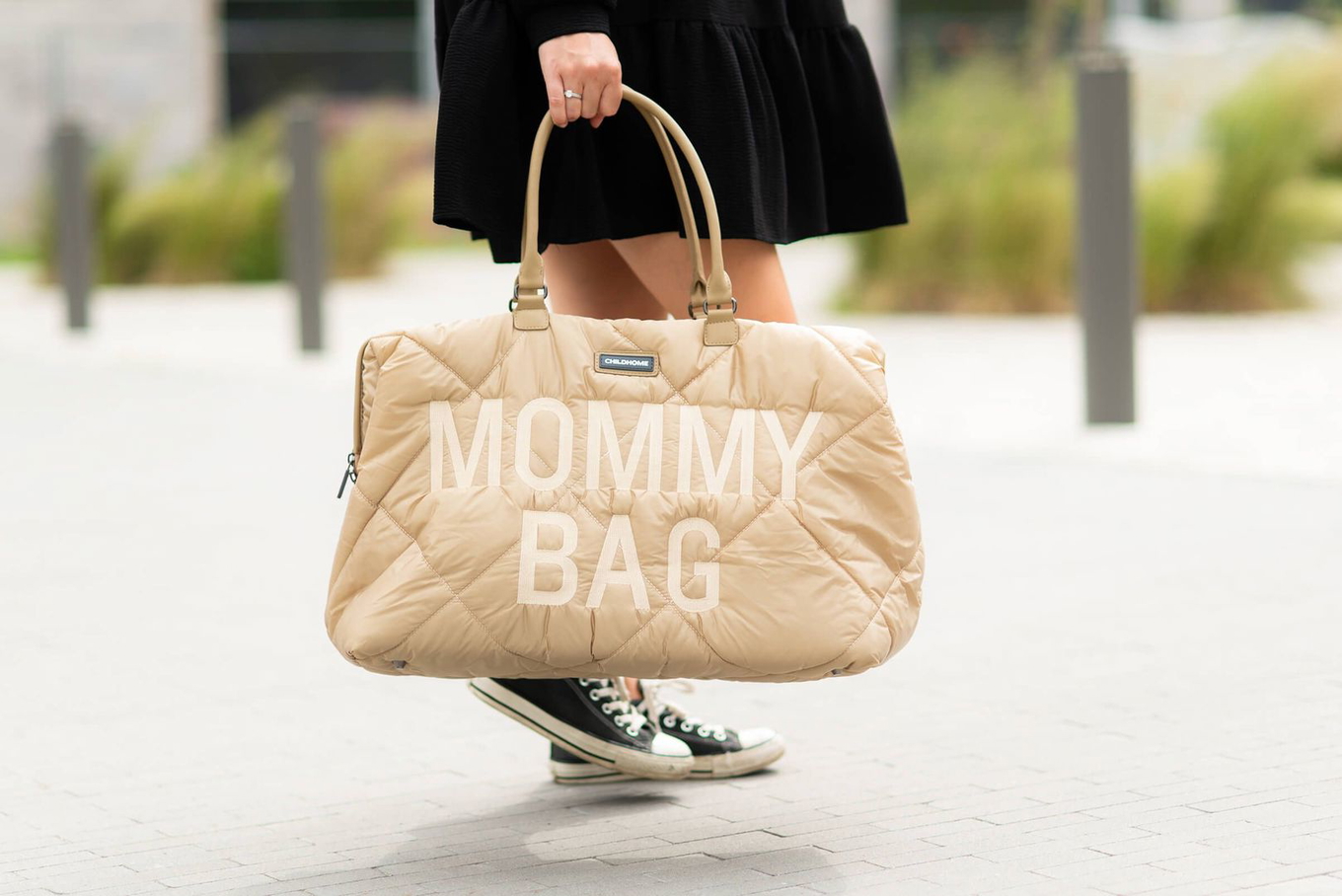 Mommy Bag Gesteppt Beige 13