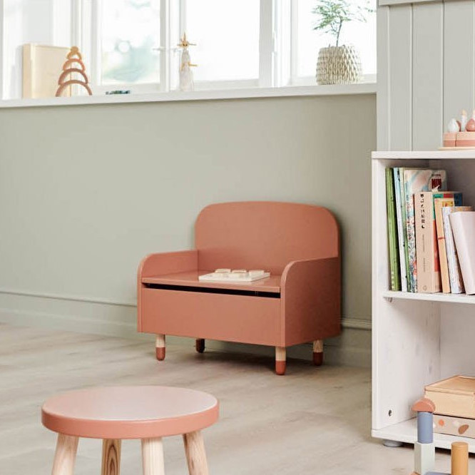 Sitzbank mit Stauraum Dots  Rotviolett #2