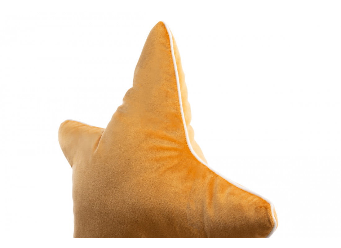 Dekokissen Stern Aristote Velvet Farniente Gelb 3