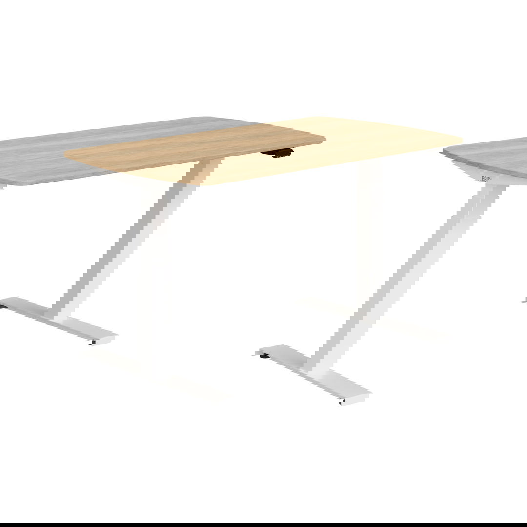 Schreibtisch E-Lion 1 130 Weiss Braun