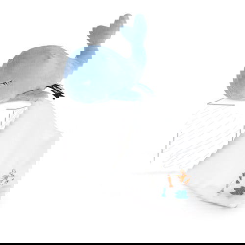 Schmusetuch Wal Blau 5