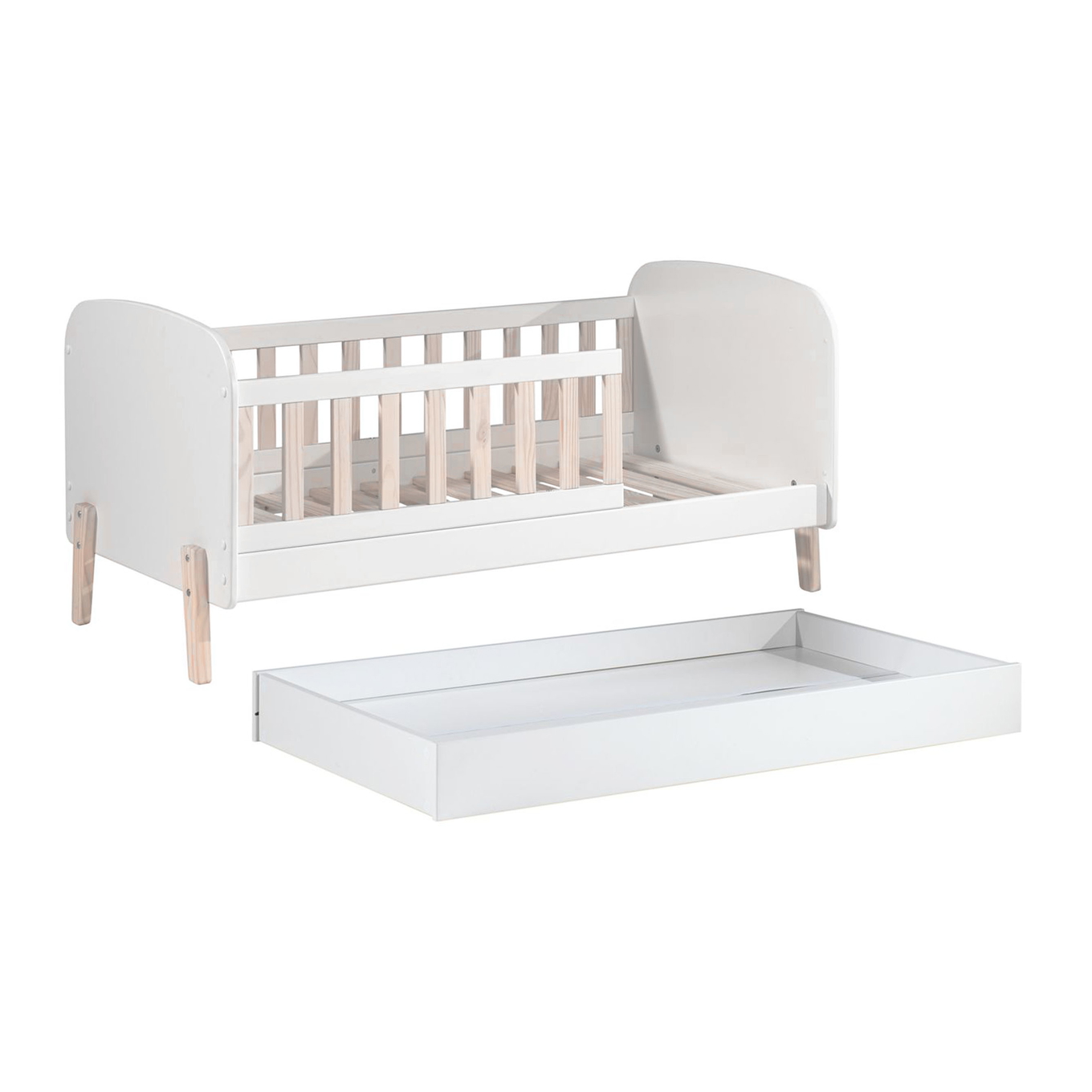 Kinderbett Kiddy inkl. Ausziehkasten