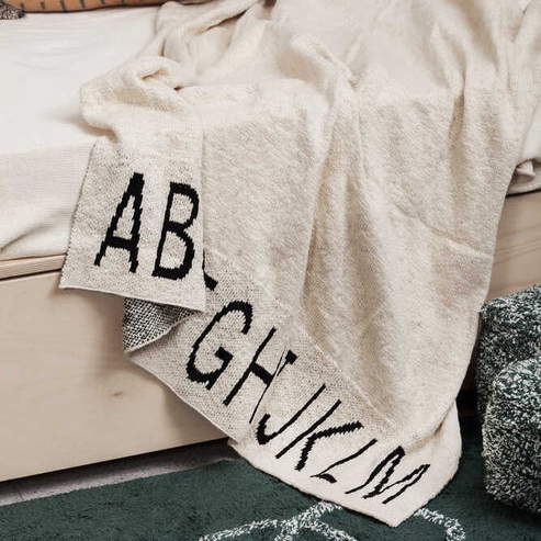 Strickdecke ABC #2