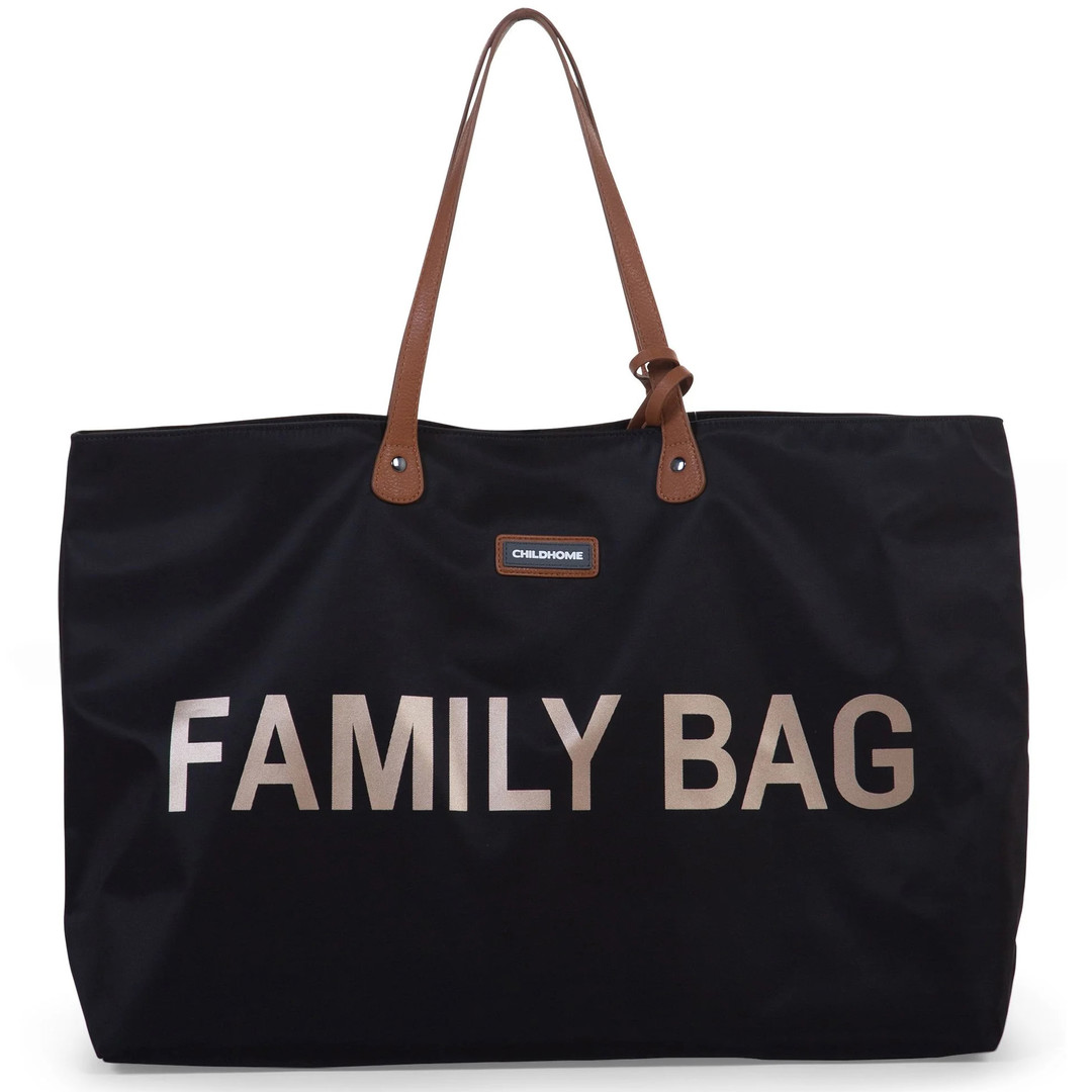 Family Bag Schwarz Gold