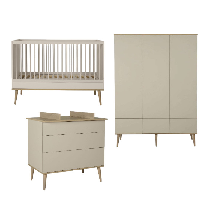 Babyzimmer Flow Set 3-teilig  Clay