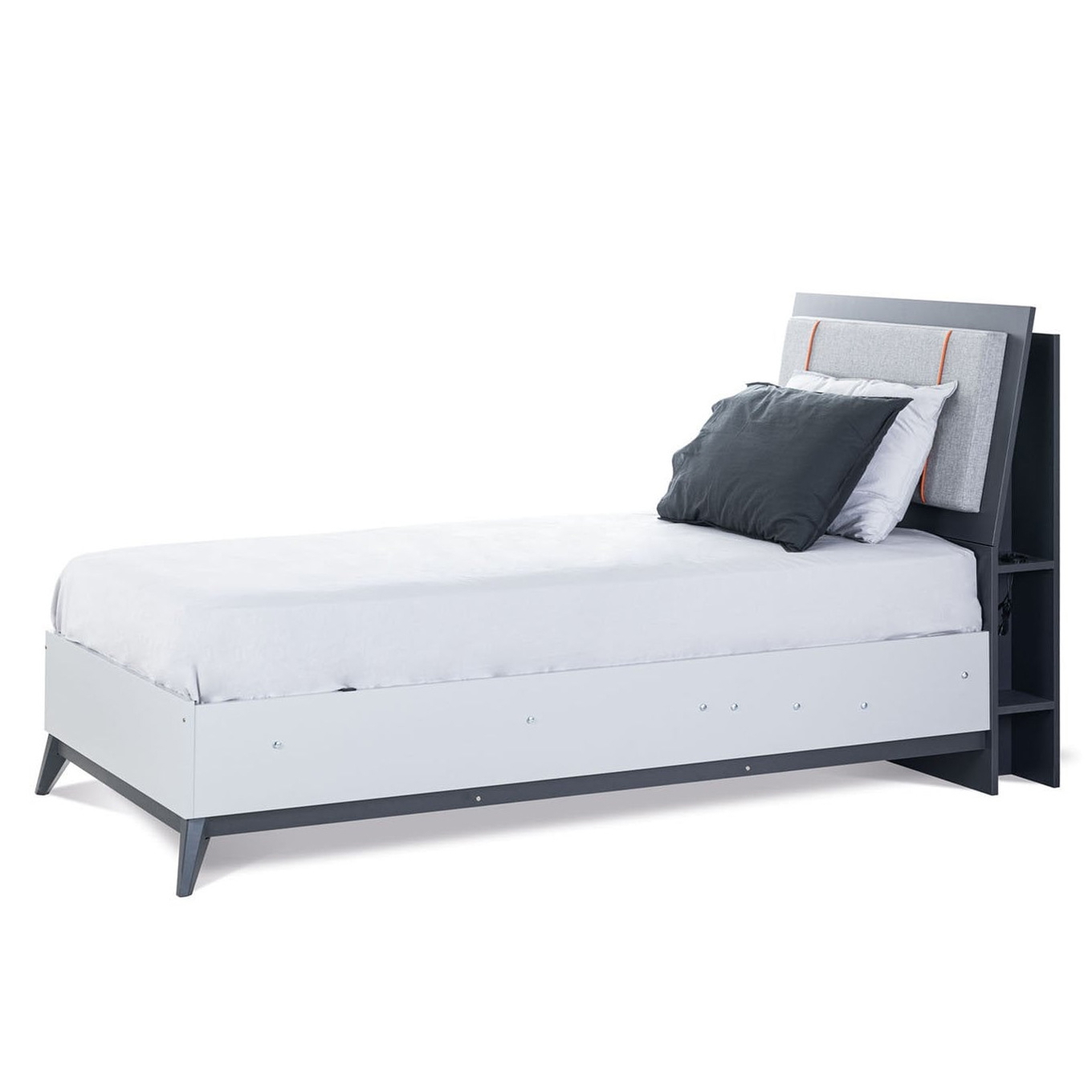 Bett Breda mit Stauraum, 100 x 200 cm