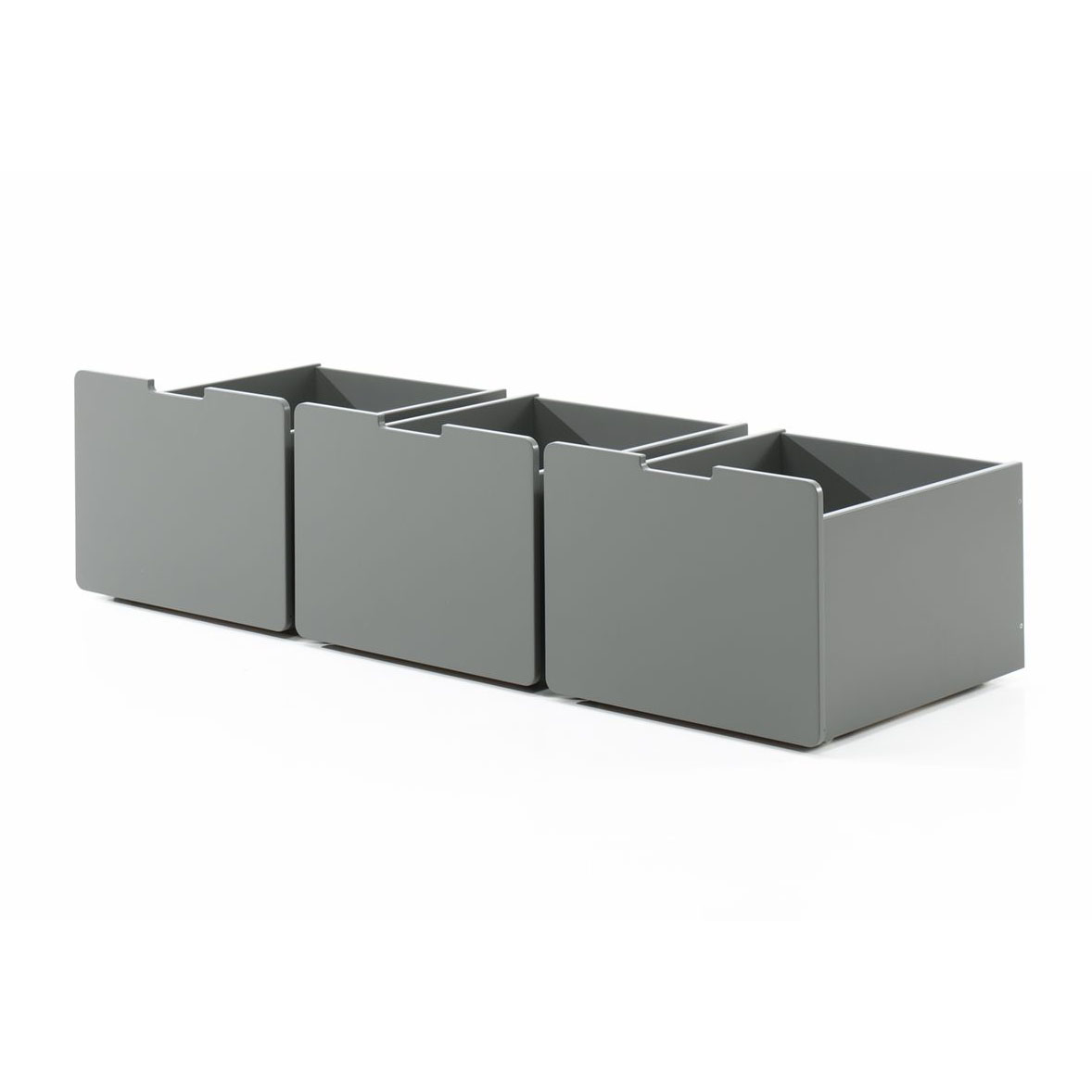 Schubladen-Set Pino Grau