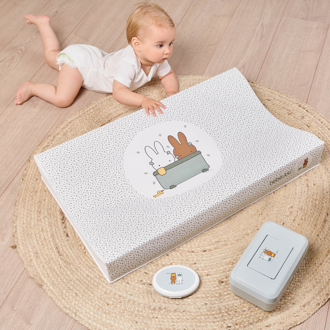 Wickelkissen 72x44cm Miffy & Melanie 3