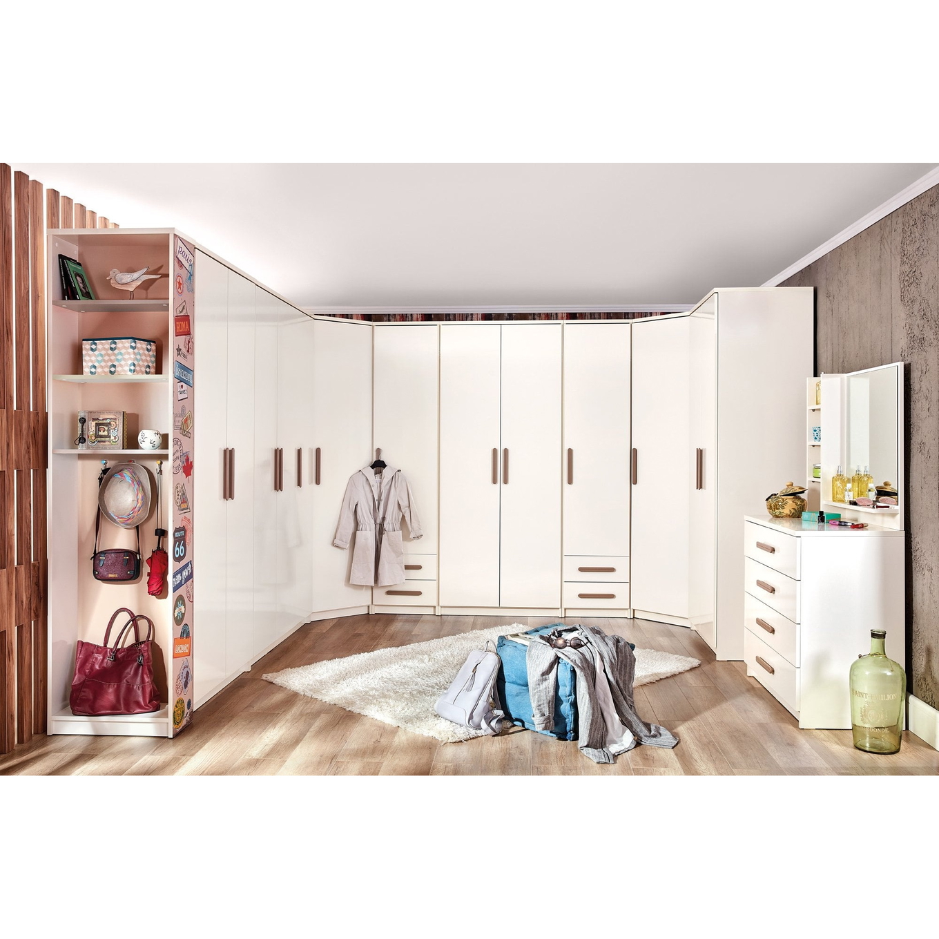 Kleiderschrank Joyin 1-türig 4