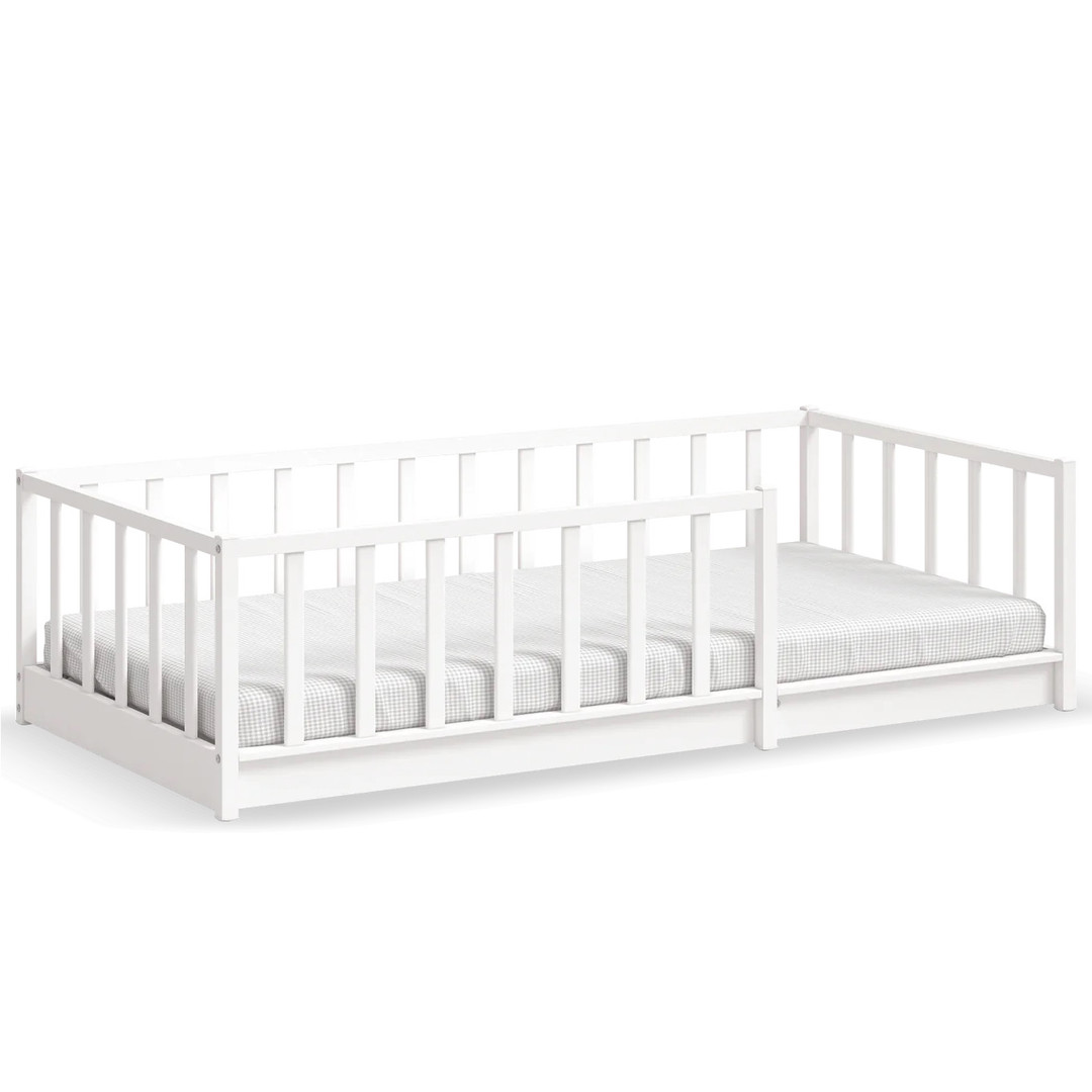 Bett Montes 90x190cm Weiss