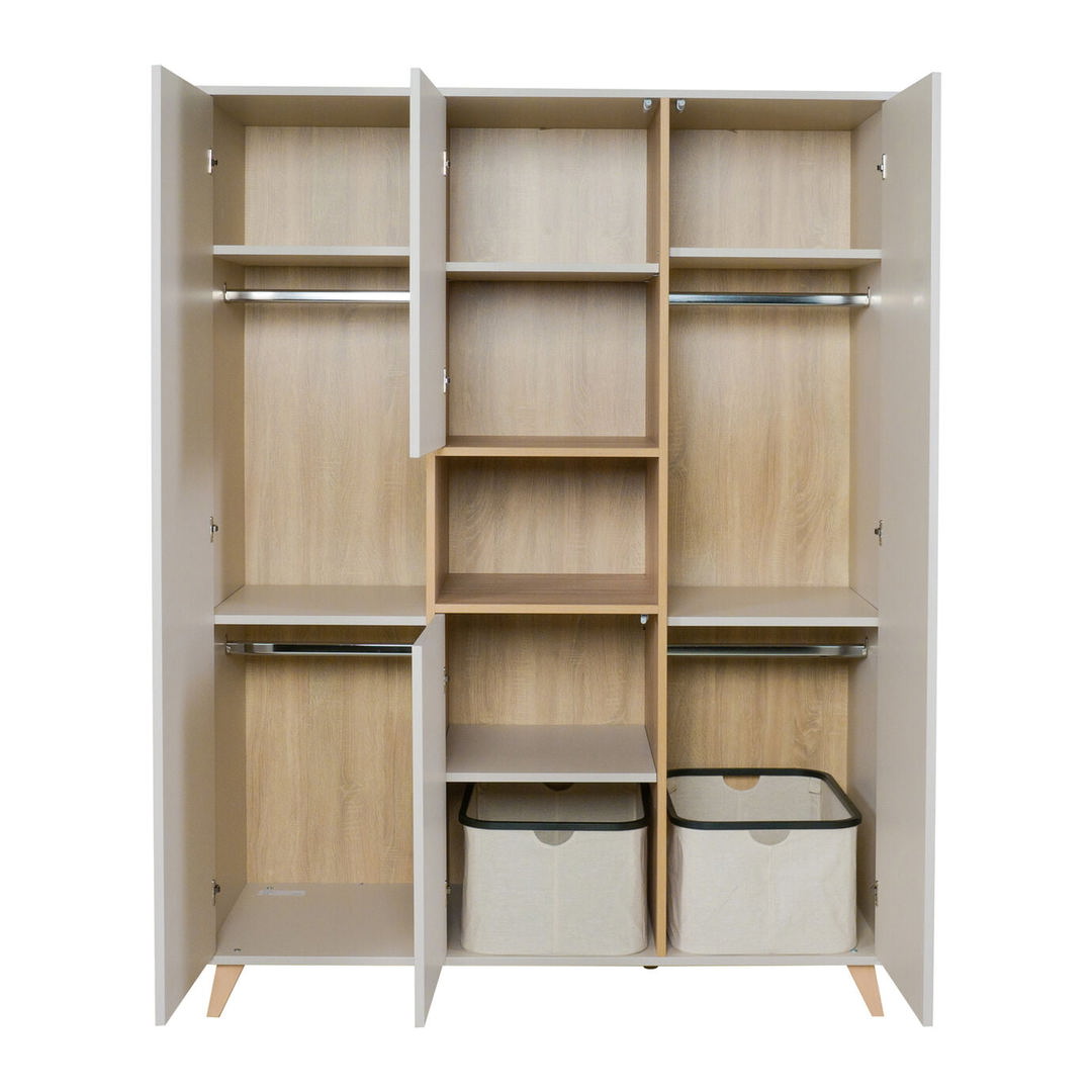Kleiderschrank Loft Clay, 3-türig 4