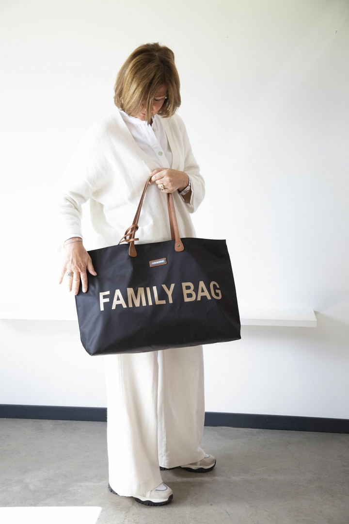 Family Bag Schwarz Gold 9